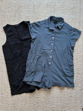 Hatch maternity romper bundle of 2